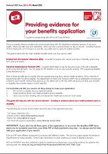 Providing evidence for your benefits application: A guide for people living with HIV