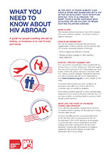 What you need to know about HIV abroad