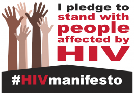 HIV Manifesto - Pledge Board