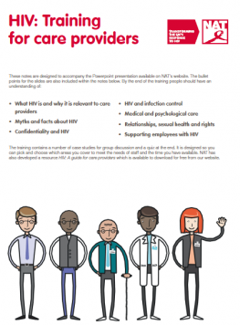 HIV: Training for care providers